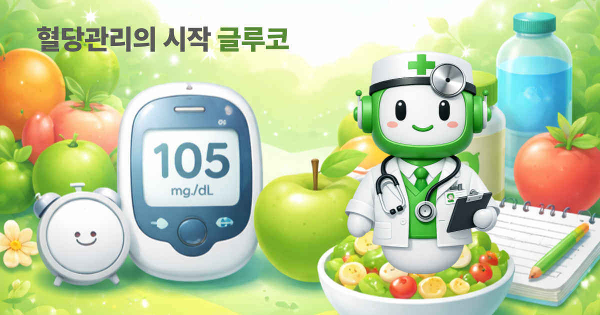 혈당관리의 시작 글루코 비교형